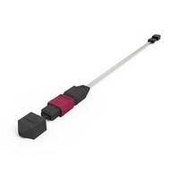Câble de brassage fibre optique pré-terminé JFOPT MTP OM4 12F mâle-mâle, Plug & Play, faible perte d'insertion, certifié CE, garantie 1 an