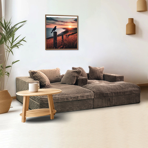 Factory-Direct <strong>Compressed</strong> <strong>Foam</strong> 1-Seater/2-Seater Sofa Set, Soft Modular Sofa Bed (for Sitting &amp; Sleeping) with Vacuum Packaging - Product Image 6
