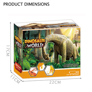 Modèle de <span class=keywords><strong>dinosaure</strong></span> Brachiosaurus à piles pour enfants, avec sons, lumières, fonction de ponte et projection - Product Image 5