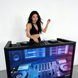 Support LED pliable à pas de pixel fin personnalisé, écran externe mobile sans soudure, adapté aux clubs, festivals de musique, discothèques - Product Image 1