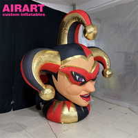 Grande colonne gonflable de démon effrayant pour Halloween, décoration gonflable de pilier fantôme avec visage de démon