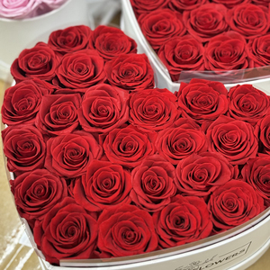 Roses <span class=keywords><strong>éternelle</strong></span>s stabilisées personnalisées avec logo dans une boîte ronde, carrée ou en forme de cœur pour la Saint-Valentin, la fête des mères, Noël, cadeau - Product Image 5