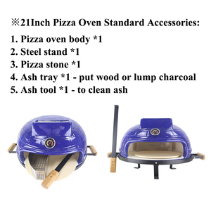 <span class=keywords><strong>Four</strong></span> à <span class=keywords><strong>pizza</strong></span> en céramique de table Auplex pour usage commercial/restaurant, <span class=keywords><strong>four</strong></span> à <span class=keywords><strong>pizza</strong></span> mobile au <span class=keywords><strong>bois</strong></span> de chauffage pour extérieur - Product Image 4