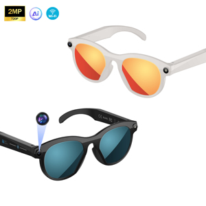 Lunettes Intelligentes M88 AI : Reconnaissance d'Objets, Traducteur, Lecture Musicale, Appels Bluetooth, Connexion Wi-Fi, Caméra – Hommes et Femmes - Product Image 1