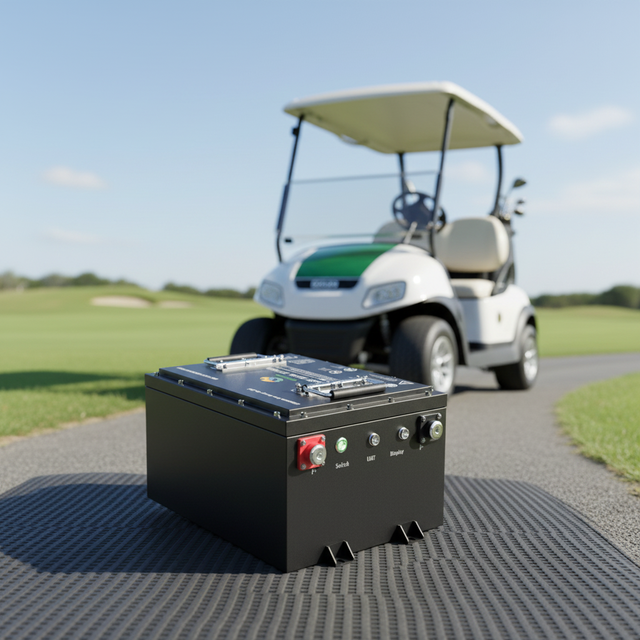 High Current Output & Fast Charging 36V 48V 105Ah Golf Cart Lithium Battery with Remote Monitoring