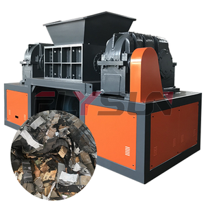 Déchiqueteur multifonctionnel à double arbre Fibre de verre et déchets ménagers Traitement des déchets Vêtements Jouets Déchiqueteurs - Product Image 1