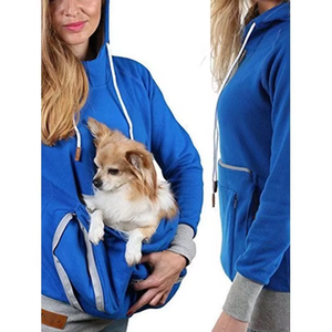 Custom Pet Pouch <b>Hoodie</b> <b>Dog</b> Cat Carrier Pocket Puppy Carrying Women Sweatshirt Holder <b>Dog</b> Cat Pouch <b>Hoodie</b> Pullover Pet Carrier - Product Image 4
