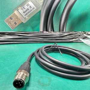 <span class=keywords><strong>Cable</strong></span> Convertidor <span class=keywords><strong>USB</strong></span> M12 de 5 Pines a RS232 con Chip Utech FT232R, <span class=keywords><strong>Cable</strong></span> de Comunicación Serial con Malla de PVC para Balanzas ICS y PC <span class=keywords><strong>Host</strong></span> - Product Image 2