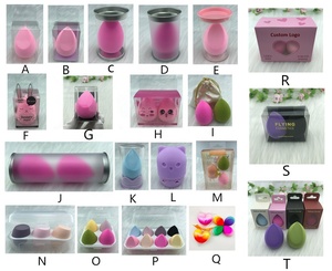 Esponja de Maquillaje 3D para Base de Maquillaje, Cosmética, Polvo Facial, con Logotipo Personalizado, Forma de Gota de Agua, Suave, Sin Látex - Product Image 6