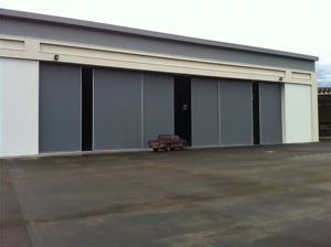 باب الحانار ثنائي الطي بإطار فولاذية ، باب الحانار الهيدروليكي الأوتوماتيكي لطائرات الهليكوبتر - Product Image 3