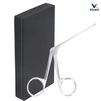 Pinset Mikro Telinga dari Baja Tahan Karat, Desain Ujung Tipis Panjang, Instrumen Bedah yang Dapat Digunakan Kembali, Langsung dari Pabrik untuk Proyek Medis.