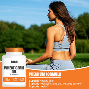 Oem/Odm Halal Volwassen Antioxidant Haargroei Supplement Natuurlijke Groene Tarwekiemolie Zachte Capsules - Product Image 2