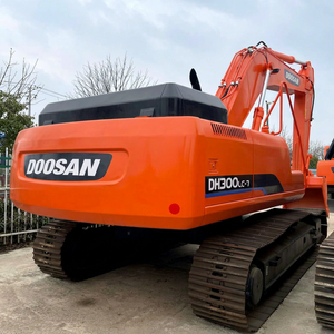 Excavadora de cadenas Doosan DH300 300LC-7 usada en oferta, en condiciones de trabajo, equipo de construcción de segunda mano. - Product Image 1