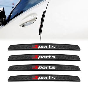แผ่นกันกระแทกขอบประตูรถยนต์ PVC 4 ชิ้น ป้องกันการชนสำหรับรถยนต์ - Product Image 1