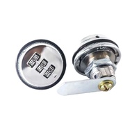 Serrure à combinaison à 3 chiffres sans clé XMM-5022, serrure de sécurité à mot de passe réinitialisable pour armoire, tiroir, boîte aux lettres, casier