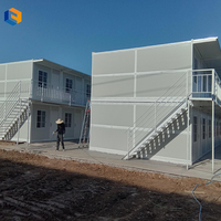Maison de conteneur de bureau préfabriquée en acier portable de 20 pieds et 40 pieds pour appartement, pour la construction de salles de bain dans les hôtels, les écoles, les maisons