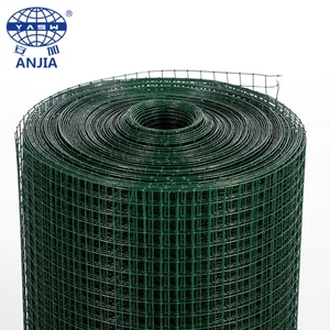 Rouleaux de <span class=keywords><strong>grillage</strong></span> soudé en PVC vert, calibre 14, maille de 1/4 po, pour clôture - Product Image 2