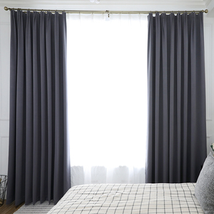 Innermor Dreischichtige Verdunkelungsvorhänge für Schlafzimmer Heimdekoration Darpes Kunstleinen-Vorhänge für Wohnzimmer Maßanfertigung - Product Image 3