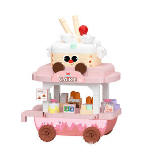 Mekensim <span class=keywords><strong>Hot</strong></span> <span class=keywords><strong>Dog</strong></span> & Push Cart, Bloques de Construcción de Micropartículas de 40 Piezas, Tema Educativo de Animales y Naturaleza, para Niños de 5 a 7 Años, Unisex - Product Image 5