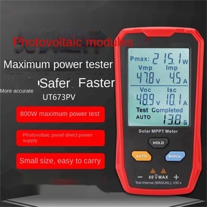 เจิ้งซิง UT673PV เครื่องทดสอบแผงโซลาร์เซลล์ สมาร์ทดิจิตอลมิเตอร์ สำหรับการทดสอบกระแสไฟฟ้าและแรงดันไฟฟ้า การวัดพลังงานแสงอาทิตย์ 220-480V - Product Image 6
