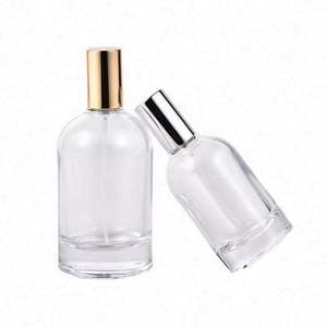 Flacons de parfum cosmétiques en verre transparent/ambre ronds personnalisés, vides, 30 ml, 50 ml, 100 ml, avec pulvérisateur et impression sérigraphique - Product Image 4