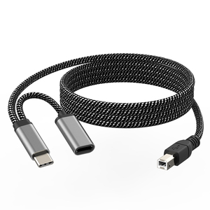 Máy quét <span class=keywords><strong>USB</strong></span>-C và cáp in tương thích cho nhạc cụ điện tử loại C với Bộ chuyển đổi <span class=keywords><strong>USB</strong></span> C nữ sang Cáp <span class=keywords><strong>MIDI</strong></span> - Product Image 1