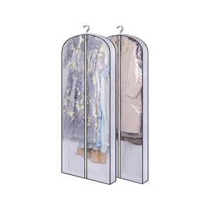 Three-dimensional Customized Folding Garment <b>Bags</b> PVC Clear Hanging Garment Cover Non-woven <b>Suit</b> <b>Bag</b> <b>for</b> Travel - Product Image 1