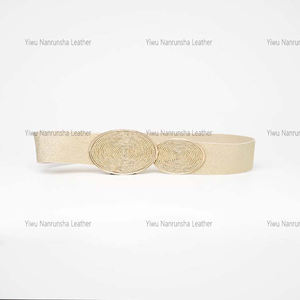 Nuevas hebillas <span class=keywords><strong>de</strong></span> cinturón personalizadas, hebilla redonda tejida <span class=keywords><strong>de</strong></span> paja PP, cubierta <span class=keywords><strong>de</strong></span> cintura a la moda, cinturón <span class=keywords><strong>de</strong></span> vestir decorativo, correas <span class=keywords><strong>de</strong></span> <span class=keywords><strong>rafia</strong></span>, cinturones para <span class=keywords><strong>mujer</strong></span> - Product Image 4