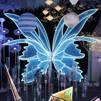 Vv392 nouveau design lumières de toile de fond de mariage lumière LED décor de papillon LED accessoires de mariage décoration de scène d'événement de fête