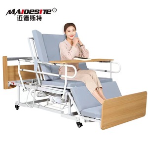 Cama de enfermería eléctrica Maidesite Md A12 con volteo programado y orinal antideslizante para uso doméstico - Product Image 1