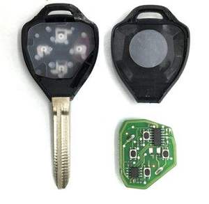 Phổ 4 nút điều khiển từ xa cho TOYOTA, vvdi chìa khóa có dây cho an ninh xe hơi và lập trình quan trọng - Product Image 2