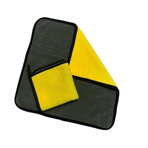 Serviettes de voiture en microfibre <span class=keywords><strong>nanolex</strong></span> double face OEM 30X30CM 800GSM pour le polissage et le séchage de la voiture - Product Image 4