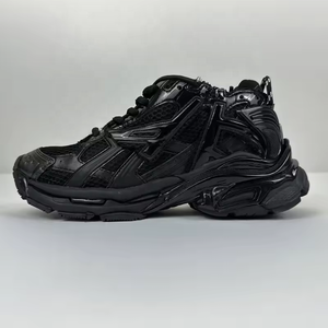 2026 High Quality Men <b>Black</b> Shoes Designer Casual Sneakers <b>Runner</b> Comfortable Women's Walking Style EVA Midsole PVC Upper - Product Image 4