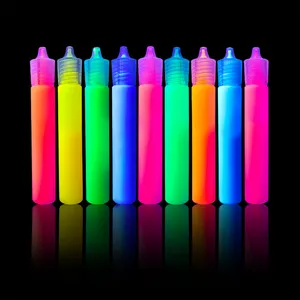 Khy Custom 30Ml Glow In The Dark Kleur Kit Voor Kids Fluorescerende Diy Levert Schilderen Acryl Non-Tox art Acryl Kleur Verf Set
