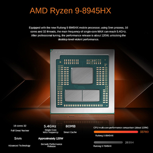 โน้ตบุ๊กเกมมิ่ง Lecoo Bellator 7000 ปี 2025 R9-8945HX 16GB 1TB GeForce 8GB-RTX 5060 หน้าจอ 16 นิ้ว 180Hz 2.5K สำหรับอีสปอร์ต Lecoo Bellator - Product Image 4