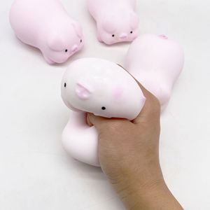 Puppy Pig Squishy Bun Toy <b>Squeeze</b> for Girls and Boys Cute Animal Stress <b>Balls</b> Fidget Toys - Product Image 3