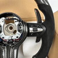 Volant personnalisé en fibre de carbone avec LED chauffantes et vibrations pour BMW M Sport F34 F26 F21 F12 F13 M240i F22 M4 F83