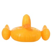 Grand canapé gonflable en PVC en forme de canard jaune, flotteur de piscine personnalisé, pour utilisation aquatique