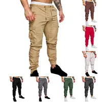 Men's Casual Cotton Sweatpants, Streetwear Joggers Pants