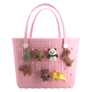 Bolso de playa Eva de gran tamaño lavable, respetuoso con el medio ambiente/ligero y resistente al desgaste, bolso de compras de espuma Eva para mujer - Product Image 4