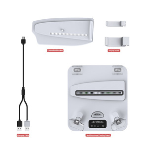 PS5 Pro Multi Function Cooling <b>Stand</b> With <b>Controller</b> And VR Charging Dock For PS5 Slim Pro Console Storage Rack - Product Image 4