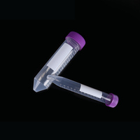 Consommables de laboratoire de couleur personnalisée, tubes coniques en polypropylène de 50 ml pour centrifugeuse