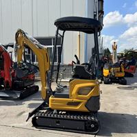 Mini-excavatrice ME-18-2, alimentée au diesel, petite pelle sur chenilles avec attache rapide