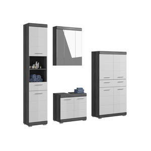 Set di mobili da bagno Design tedesco X06B2B11 mobile da cucina con lavello elegante - Product Image 1