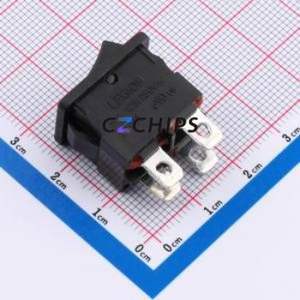 SS21-BBIWG2-F(HF) Rocker Switch Through hole Component (THT)-4P,21x15mm Switch 12A 250V - Product Image 2