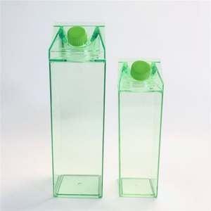 500ml/750ml/1000ml/1900ml BPA Free PS Plastic Leak-Proof Water <b>Bottles</b> with Lid & <b>Straw</b> for Party Use Custom Logo Option - Product Image 1