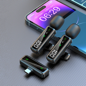 Auslet H67 chương trình trực tiếp phát sóng phỏng vấn vlog video ngắn 2.4G mini cầm tay không dây ve áo Clip micro cho iPhone - Product Image 1