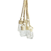 Diffuseur de voiture suspendu, flacon vide pour huiles essentielles, parfum et aromathérapie