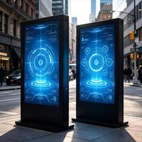 Écran publicitaire LCD extérieur Sinmar de grande taille 55, 65, 75 pouces, Totem Publicidade, Totem sur pied, Affichage LED, Kiosque