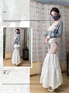 Vestido Largo de Encaje Elástico con Diseño Original para Exteriores, Ecológico, para Uso Diario, para Citas y Actividades al Aire Libre <span class=keywords><strong>en</strong></span> <span class=keywords><strong>Pareja</strong></span> - Product Image 6